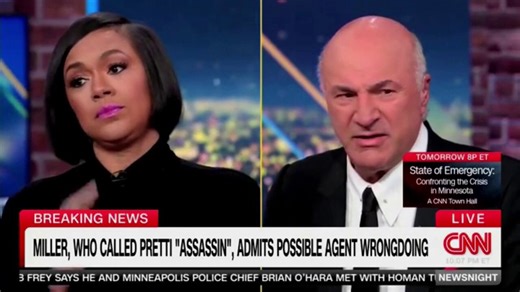 Kevin O'Leary clashes with liberal CNN panelist after she calls ICE agents 'white supremacists'