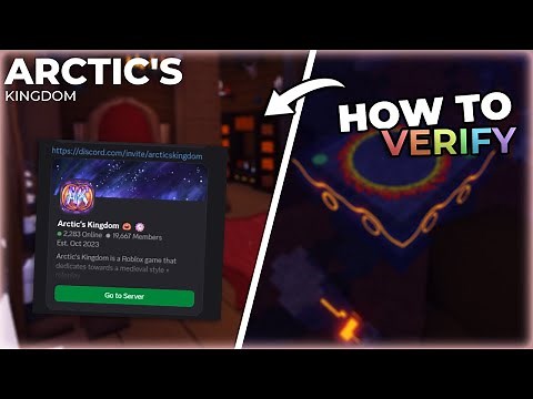 How to Verify with Arctic's Kingdom 👑✨