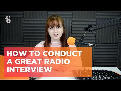 How to conduct a great radio interview 🎙️