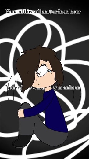 TW: panic attack (song found on TikTok) #capcut #art #animationmeme #sad