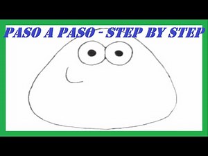 Como dibujar a Pou paso a paso l How to draw Pou step by step