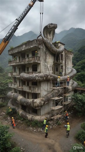 They Transformed a Disaster Into a Cobra Building Marvel #construction #transformation #viral