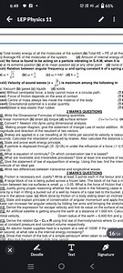 6:49눈 4G. 1165\%LEP Physics 11a) Total kinetic energy of al... | Filo