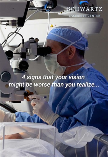 👀 Think your eyesight is fine? Chances are it’s actually worse than you realize. Here are a few subtle signs your vision might be slipping without you noticing: 1️⃣ You have trouble reading street signs at a distance. 2️⃣ Reading or screens leave you with headaches or eye strain. 3️⃣ You struggle more with driving at night or you notice glare and halos from lights. 4️⃣ You have a hard time reading text messages or have to hold the phone close to your face. 👁️ If any of these signs sound famili