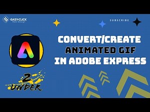 Create animated gif in Adobe Express