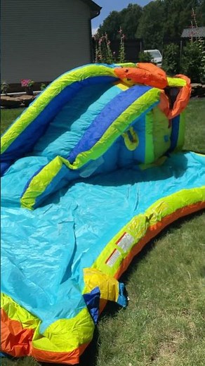 Setting up a Banzai Big Blast Water Park 💦 #toysforkids #summerfun #shorts