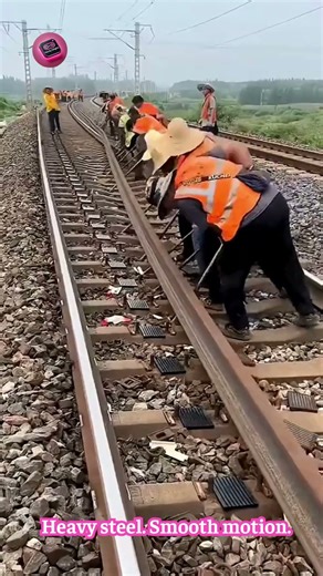 This Is How Massive Railway Rails Are Moved — Absolutely Mind-Blowing