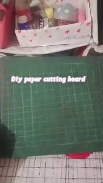 Diy paper cutting board