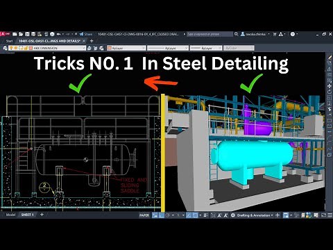 Simple Tricks use in STEEL Detailing - in AutoCAD