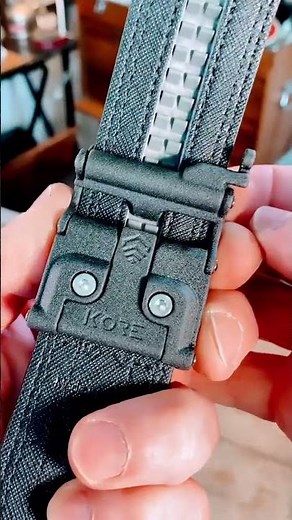 KORE’s EDC Gun belt will make you faster! I guarantee!