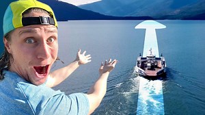 What happens when you ride a free ferry from the middle of nowhere
