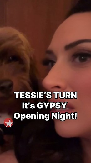 Broadway.com on Instagram: "🦋 Dressy Tessie Tura herself, Lesli Margherita, takes us behind the scenes to GYPSY’s glam Broadway opening night! Second vlog episode of TESSIE’S TURN is live now on Broadway.com right now! 🌹 #leslimargherita #gypsy #openingnight #broadway #backstage #vlog"