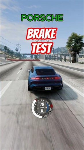 Electric cars brake test #shorts