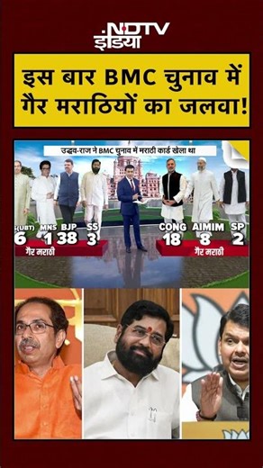 Bharat Ki Baat Batata Hoon | इस बार BMC चुनाव में गैर मराठियों का जलवा! | #shorts | #ytshorts
