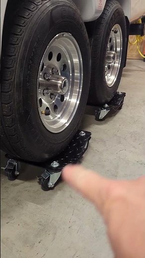 ‪@vevor.official‬ 6000lb Heavy Duty Metal Wheel Dolly | How to move a trailer by your self