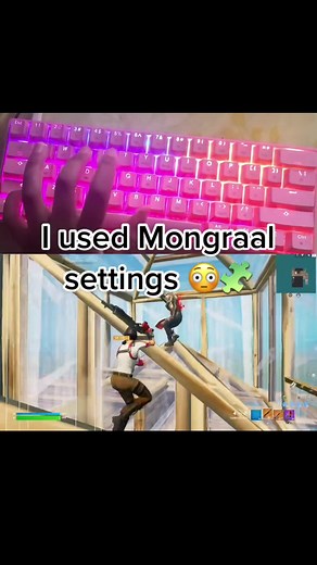 Tying pro settings, mongraal settings turned me into this ! 💖 #handcam #mongraal #fortnitehandcam #fortnitesettings #fortnitegirl #keyboardsettings #kbmsettings #keyboardcam