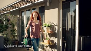 Say hello to effortless cleaning! The Easy Aquatak 120 is a high-pressure washer with a 1500 watt Bosch series motor and cleaning power of 120 bar, meaning you get all the power you need for cleaning your garden, driveway, furniture, bike, car, and almost every other object around the house! With a flow rate of 350 litres per hour through a high-pressure nozzle, this washer is great for removing dirt and mud without much effort. The EasyAquatak 120 is very quick to set up and use, and its practi