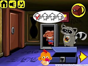 Monkey GO Happy Stage 748 - Hide and Seek Featuring Pesky the Raccoon