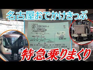 特急列車乗りまくり！名古屋おでかけきっぷを使った乗り鉄旅【JR東海 名古屋おでかけきっぷ】