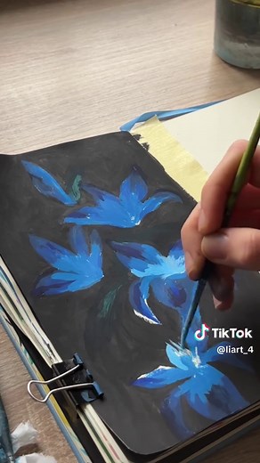 Acrylic Flower Painting: Lush Lilies in Detail