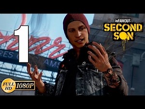 inFAMOUS Second Son PS4 Walkthrough Parte 1 Historia 1 hora Gameplay Español Guia 1080p