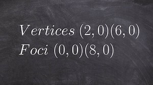 Given the vertices and focus, find the standard form of the hyperbola