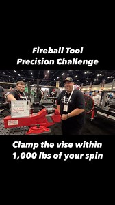 Adam Booth on Instagram: "No one wanted to believe it! 😂🤷🏽‍♂️ It’s all bout that precision 👌🏻 We had a great time visiting @fireballtool at FABTECH today! Jason has built an amazing collection of tools to help you with all of your welding and fabrication needs. #abom79 #fireballtool #abomtorque #hardtailvise #precisionchallenge #fabtech #fabtech2024"