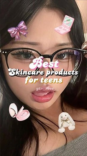 Best Skincare Products for teens(11-15)💗🧴#skincare #teen #aesthetic#viralvideo #fyp #trending#glowup