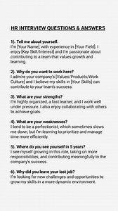 HR interview questions & answers. | English Speaking