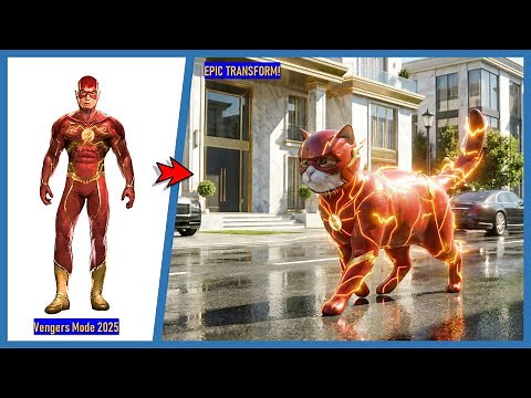 AVENGERS TRANSFORM INTO CAT 🐱⚡ VENGERS Becomes a Epic Cats | Marvel & DC Multiverse (2025)