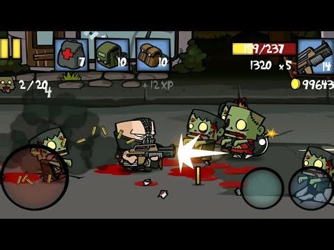 Zombie Age 2 Gameplay | 2D Side-Scroller Zombie Shooting Game (Android) - Part 11