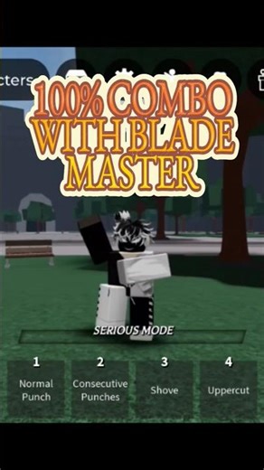 100% Combo with Blade Master In TSB *no copyright intended*