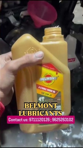 Belmont 20W40 4T API SN Grade Engine Oil – specially designed for modern motorcycles