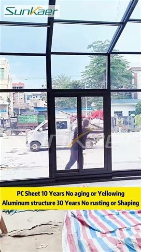 Transform Your Pool into a Year-Round Paradise with Sunkaer's Retractable Pool Enclosure! 🌊✨#pool