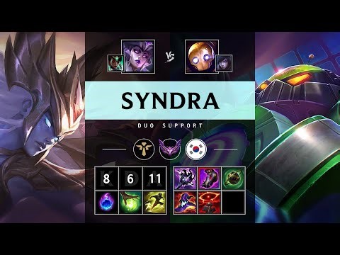 Syndra Support vs Blitzcrank - KR Master Patch 25.19