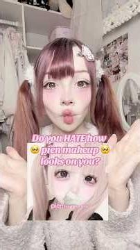 Tsurime Jirai kei makeup tutorial !