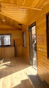 18K views · 162 reactions |  Made in Lebanon   Customized prefab homes. 03328333 #prefab #woodhouse #woodhome #house #home #design #interior #interiordesign #woodprefab #bungalow #cabin #woodcabin #wood #smallhouse #caravan #home #bungalow #interior #video #design #homedesign #chalet #wooden #woodcraft #aframe #aframecabin #بيت #خشب | Majzoub steel | Facebook