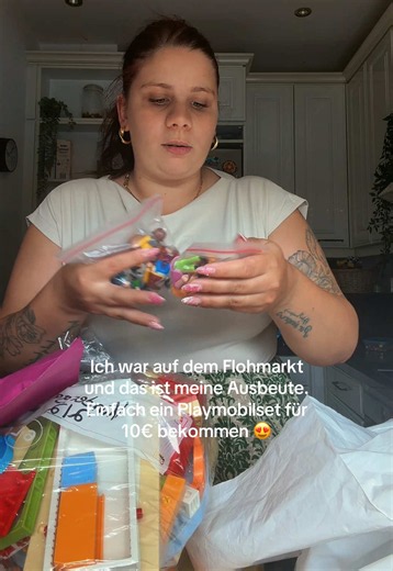 ich liebe hauls und ich liebe playmobil… ja meine minnie auch brigitte 😅🙏🤍👀 #fürdich #playmobil #hauls #flohmarkthaul #viral