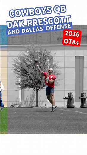 DAK PRESCOTT ✭ #COWBOYS QB & DALLAS’ OFFENSE AT 2026 OTAs 🔥 Throwing & Catching #Highlights 👀 #NFL