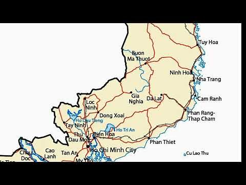 map of Vietnam