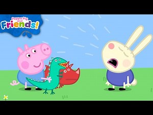 George Pig Makes a New Friend Richard Rabbit 🐷🐰 Peppa & Friends | Full Episodes | Cartoon | 1 Hour