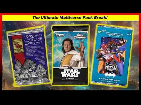 Multiverse Pack Break! 1992 AD&D vs 2025 Star Wars Chrome vs 2025 DC Metalverse 🔥