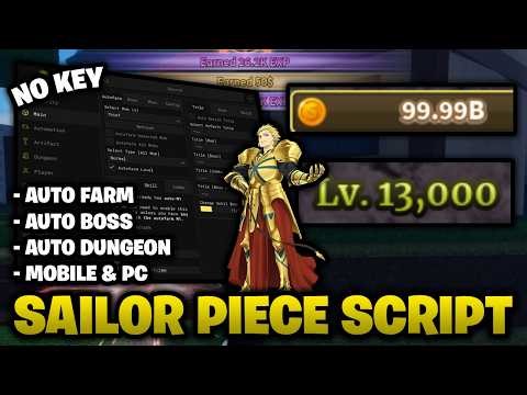 [⭐BEST] Sailor Piece Script *NO KEY* 🔑 – Auto Farm, Auto Dungeon, & More! (Mobile & PC)