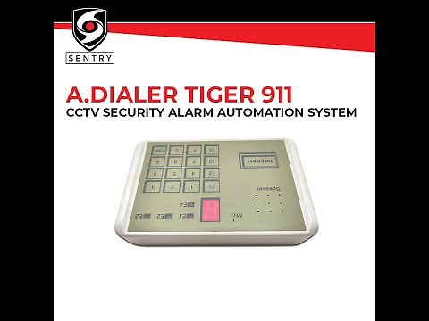 UNBOXING Tiger 911 Auto telephone Dialer Alarm system accessories A.DIALER TIGER 911