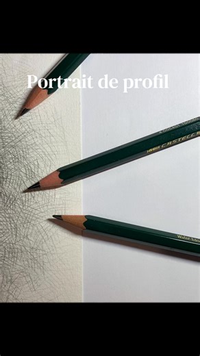 Tattoo Studio Orléans on Instagram: "💕Portrait de profil au crayon graphite, sur papier canson A4. #portraits #drawing #pencildrawing #blackandgrey"