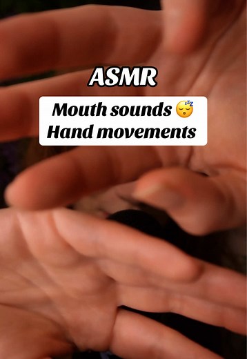YouTube, Patreon, Custom guide in my bio bees 🤫🫂 ASMR Clicky mouth sounds and slow hand movements to make you sleepy 🥰
