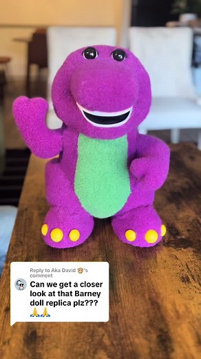Creating a Realistic Barney the Dinosaur Doll