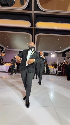 Tony Pombo on Instagram: "@davido leads the groomsmen man at his brother’s wedding — Bride: @jessica.alexan Groom: @iamayoolaadeleke Groomsman: @davido Planner: @bybriangreen Videography | Reel: @irisfilmsatl Photography: @photosbyreem DJ: @6fiveproductions"
