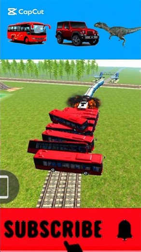 Indian Bike Driving 3DReal Train vs Giant Dinosaur 😱 Power Challenge! #Shorts#gaming #gta #fyp