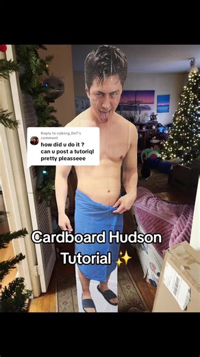 DIY Cardboard Hudson Cutout Tutorial